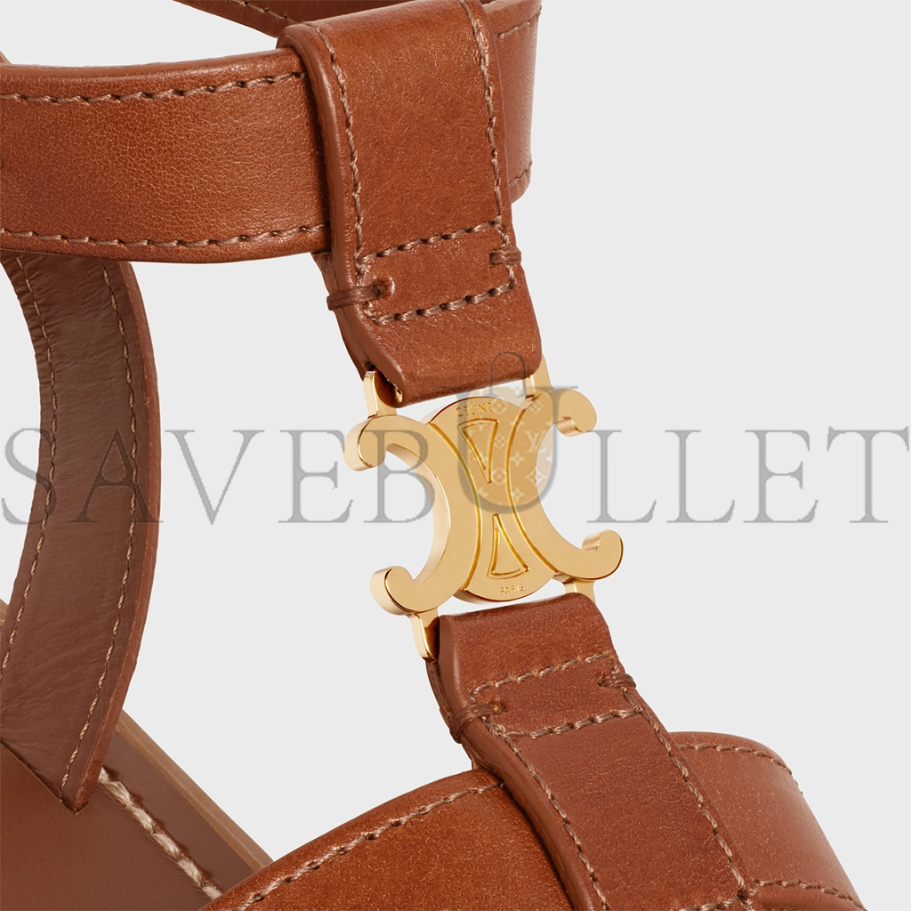 CELINE CLEA TRIOMPHE GLADIATOR SANDAL IN CALFSKIN - VEGETAL TANNING 352463778C.04LU CELINE CLEA TRIOMPHE GLADIATOR SANDAL IN CALFSKIN - VEGETAL TANNING 352463778C.04LU